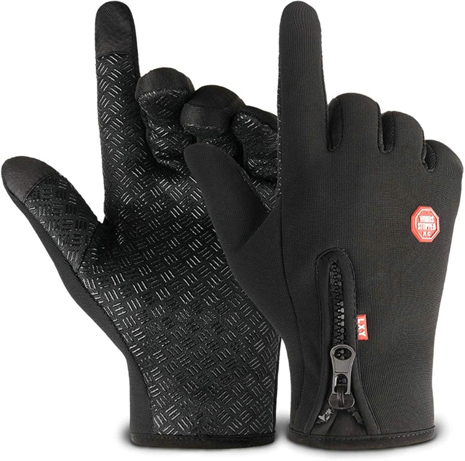 leather cycling gloves full finger