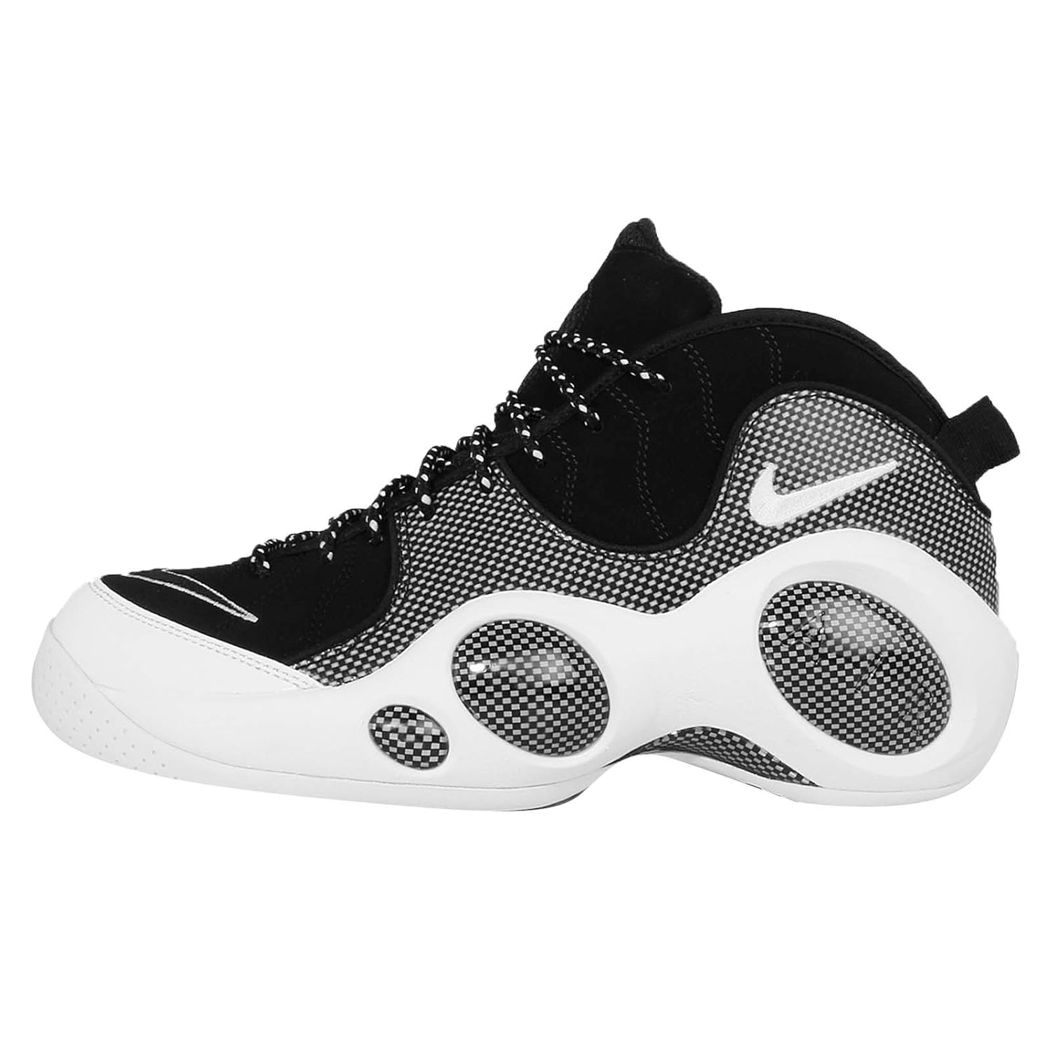 men's nike air zoom flight 95 black metallic silver