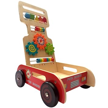 wooden fire engine walker