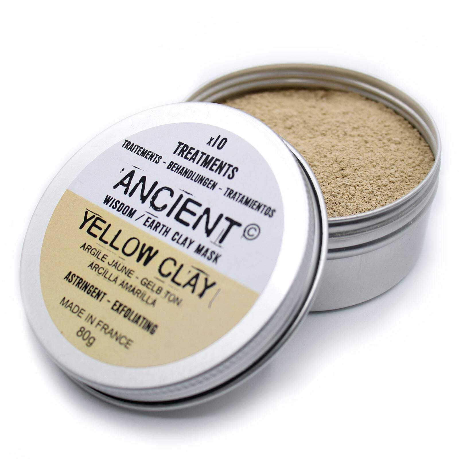 Ancient Wisdom Clay Face Mask Powder (Yellow Clay)