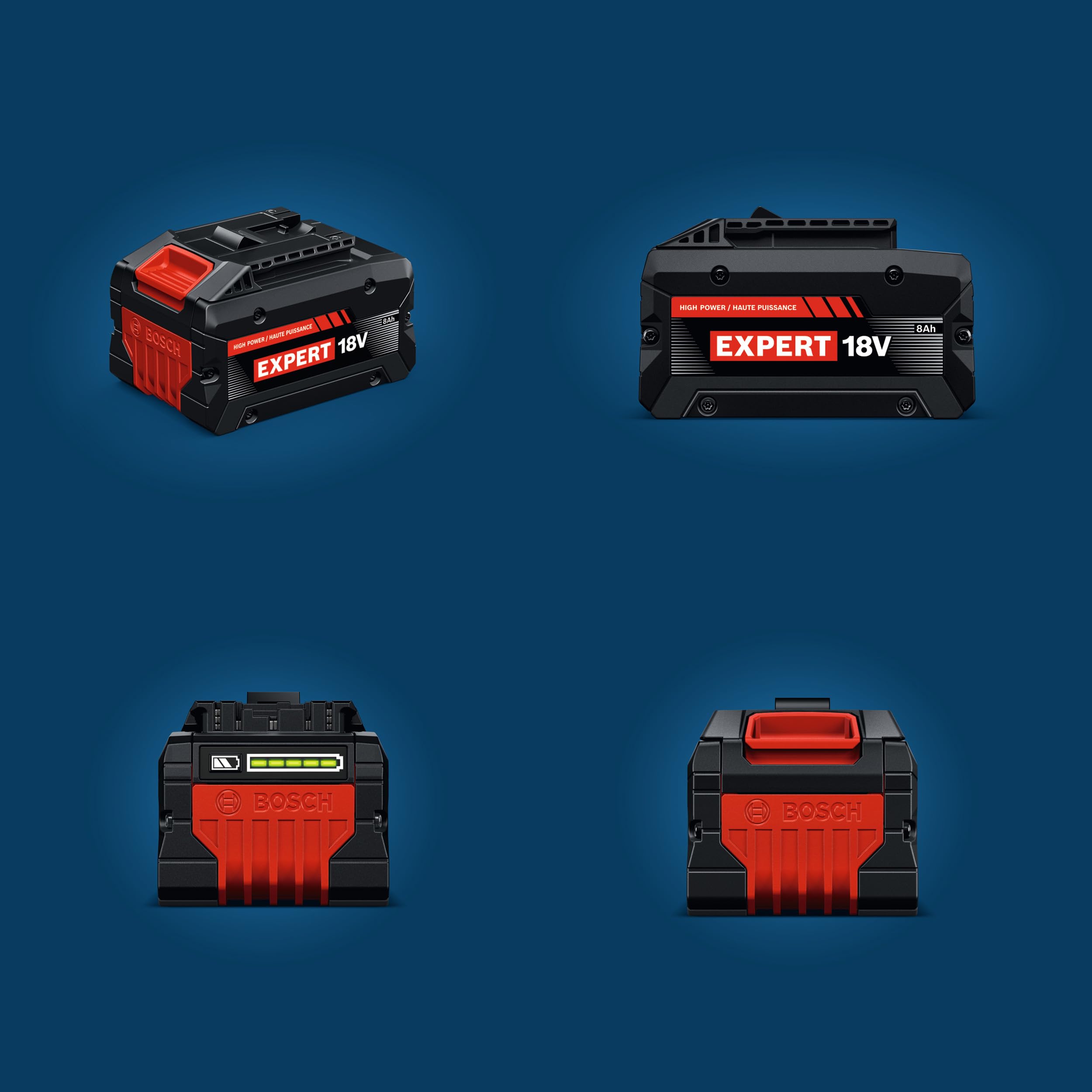 Bosch EXPERT 18V System Hochleistungs-Akku-Twinpack 2x EXBA18V-80 7
