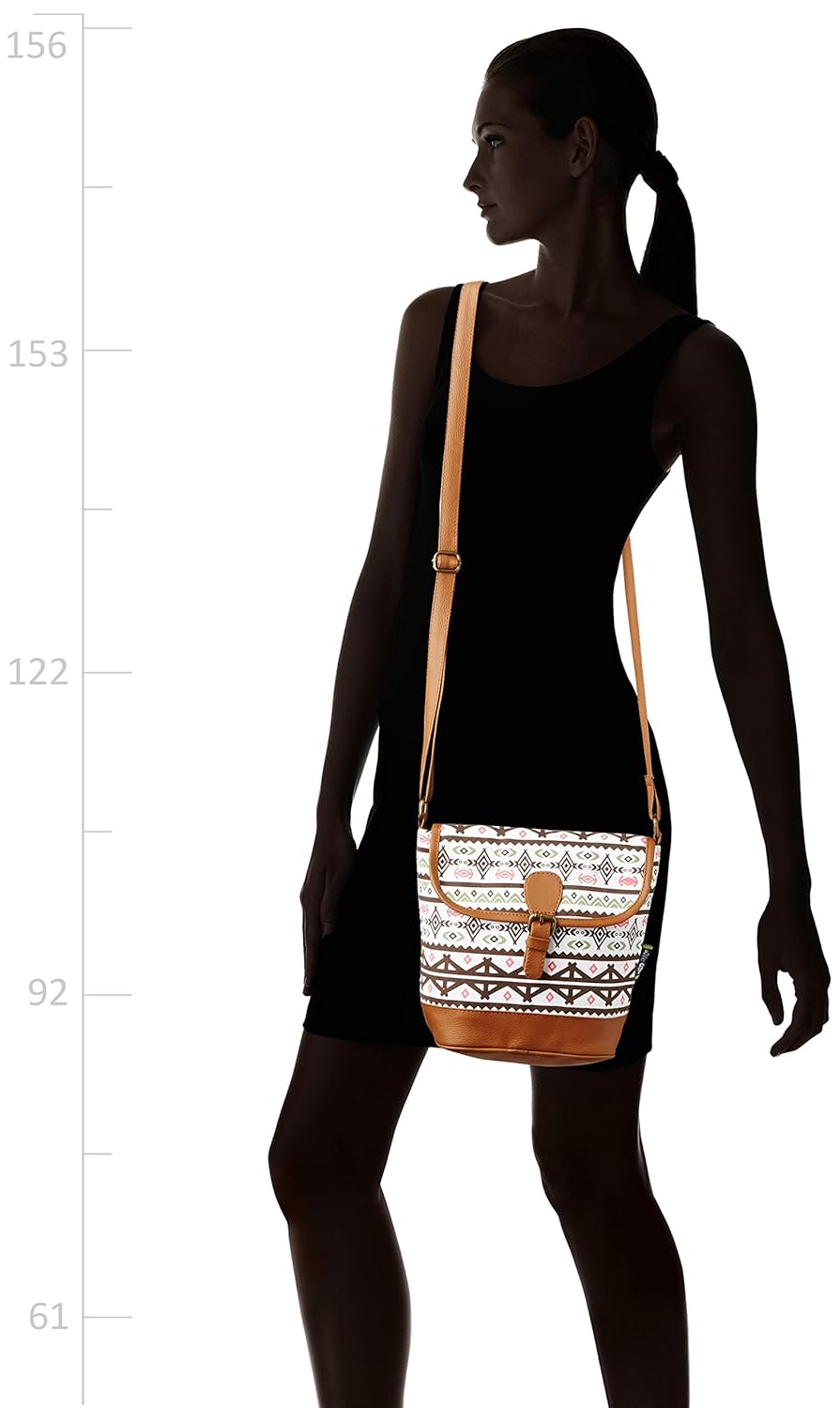 kanvas katha women's sling bag (multicolor) ()