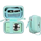 Tourmate Hard Storage Case for CAMKORY/VAHOIALD/QONGUDS/Canon PowerShot 180 190/Sony DSCW800 830 Digital Camera Case Only (Cyan)