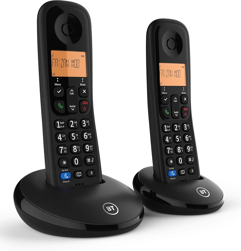 BT Everyday Cordless Landline Twin Handset Phone with DND Blocker