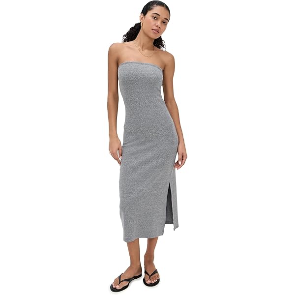 halter neck black satin dress FINN IN BLACK