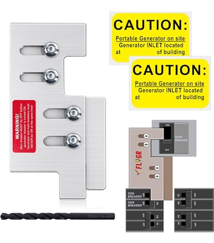 thumbnail image 2 of Generator Interlock Kit For Siemens / Murray / ITE 150-200 Amp Panels – Aluminum, Silver, Corrosion Resistant 2 of 5