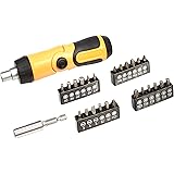 AmazonBasics Ratcheting Screwdriver and Bits Set - 26-Piece