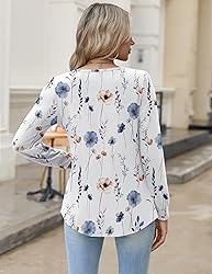 Zeagoo Womens Plus Size Tops Casual Long Sleeve