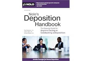 Nolo's Deposition Handbook: The Essential Guide for Anyone Facing or Conducting a Deposition