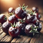 22Day Seeds: Seeds Black Cherry Tomato/Indeterminate Type/Non GMO/Heirloom