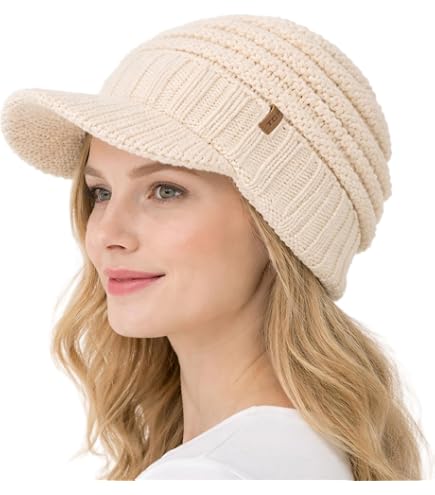 TOP-EX Womens Winter 3 Openings Ponytail Visor Brim Bill  display picture 3
