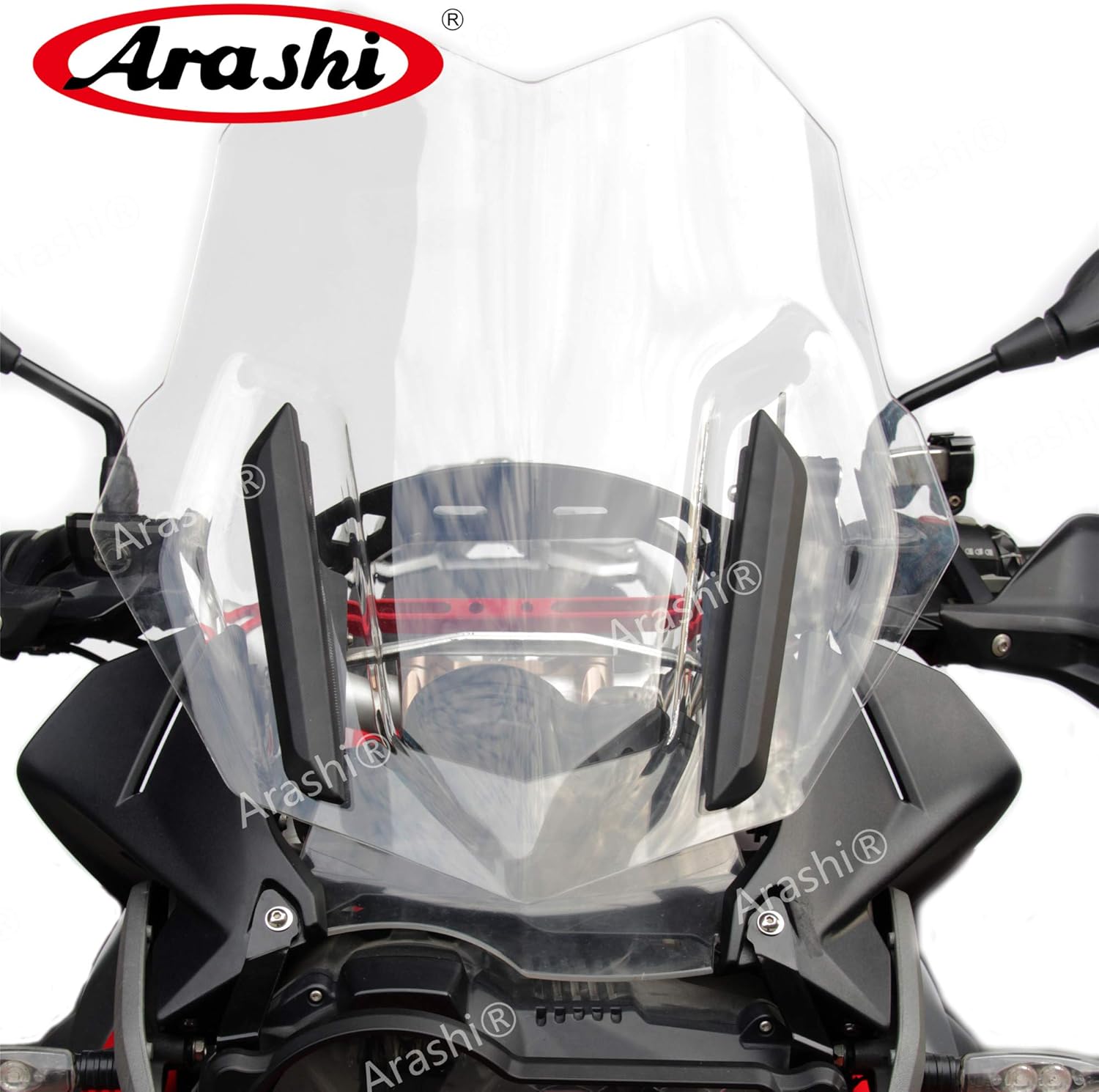 Arashi Windshield Windscreen Extension Clip for BMW HONDA SUZUKI YAMAHA KAWASAKI R1200GS GS 1200