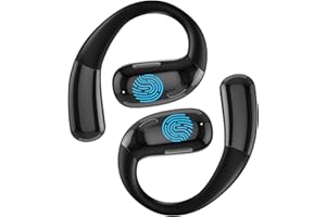 BOUNDLESS MOUTAIN AI Translation Earbuds Real Time, 147 Languages Smart OWS Bluetooth Earbuds Translator, Audifonos Traductores Inglés Español, Translator Device for Business, Travel and Study, with ChatGPT, Black