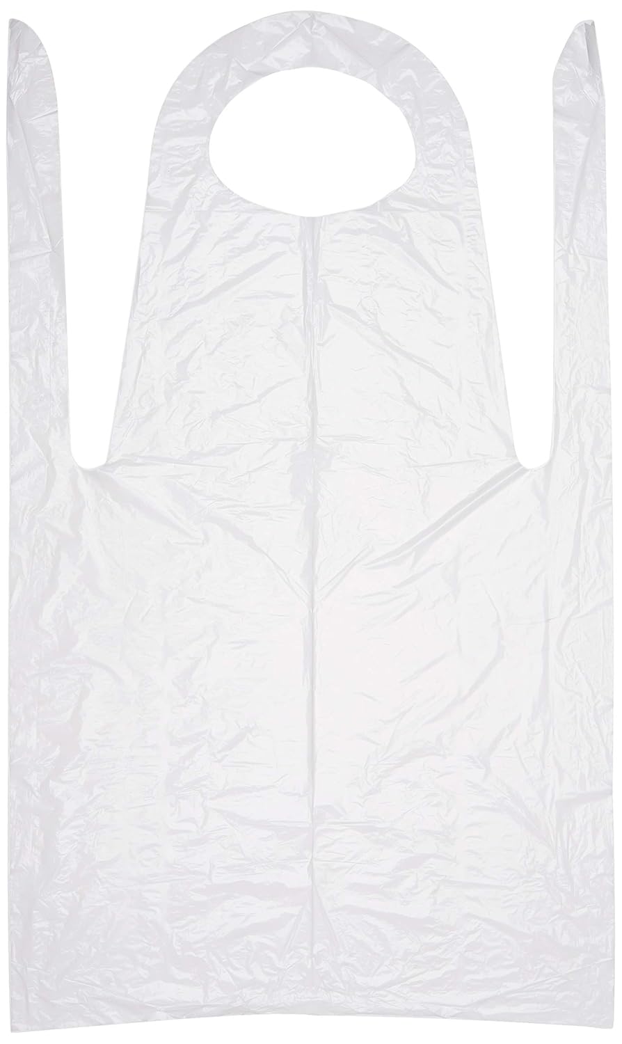 Stalwart A305 Disposable Apron, White, Pack of 100, 39.29 x 27.7 x 7 cm