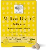 New Nordic Melissa Dream Melatonin-Free Sleep Aid 100 Tablets Pack of 2