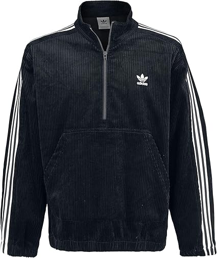 adidas corduroy half zip