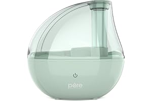 Pure Enrichment® MistAire Silver Ultrasonic Cool Mist Humidifier - Lasts Up to 25 Hours, Whisper-Quiet Overnight Operation, 3