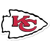 NFL Siskiyou Sports Fan Shop Kansas City Chiefs Auto Decal 8 inch sheet Team Color