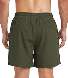 Surenow Men's Athletic Running Shorts Lightweight