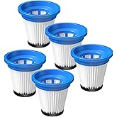 5 Pack 520280 HEPA Replacement Filter Only Compatible with Kenmore DS1030 DS1020 Cordless Stick Vacuum Lightweight Cleaner, Washable and Reusable Filters