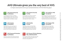 AVG Ultimate 2024 | Antivirus+Cleaner+VPN | 5