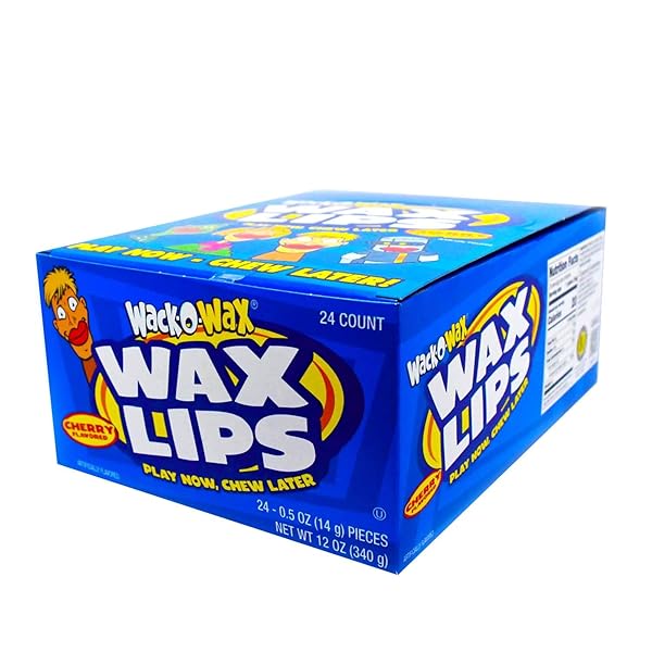 TOOTSIE ROLL WACK-O-WAX 24-COUNT BOX, CHERRY FLAVOR