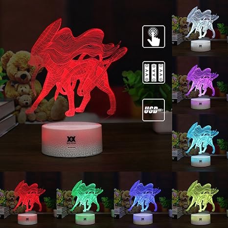 Amazon ポケモン スイクン Led ナイト ライト スタンド アニメ 萌えグッズ 通販