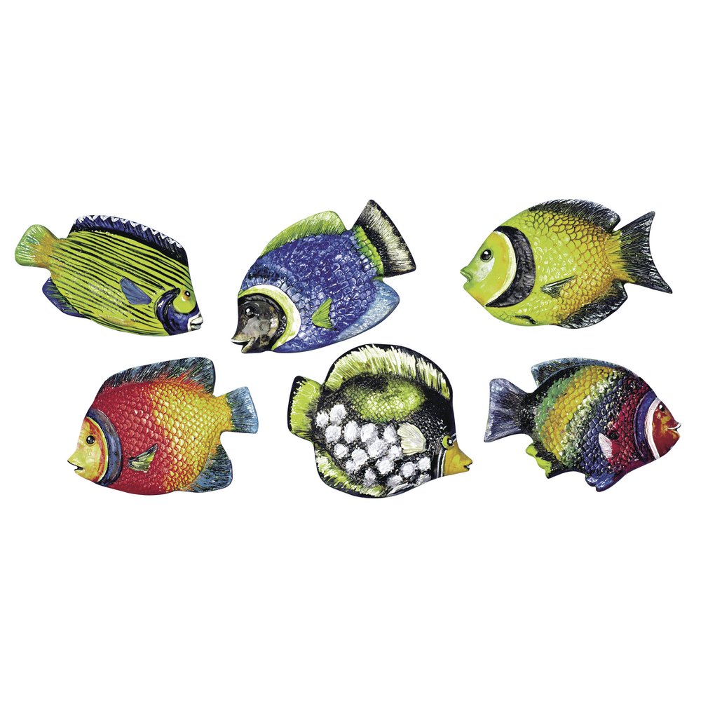 Rayher Casting Mould: Fishes, 9 cm, 6 Motifs, White — image 1