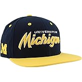 ZHATS NCAA Unisex-Adult NCAA Officially Licensed Hat Flat Snapback Z11 Retro Headliner
