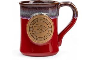 The Memory Company Officially Licensed 20oz 3D Hand Sculpted Mug, Kansas City Chiefs