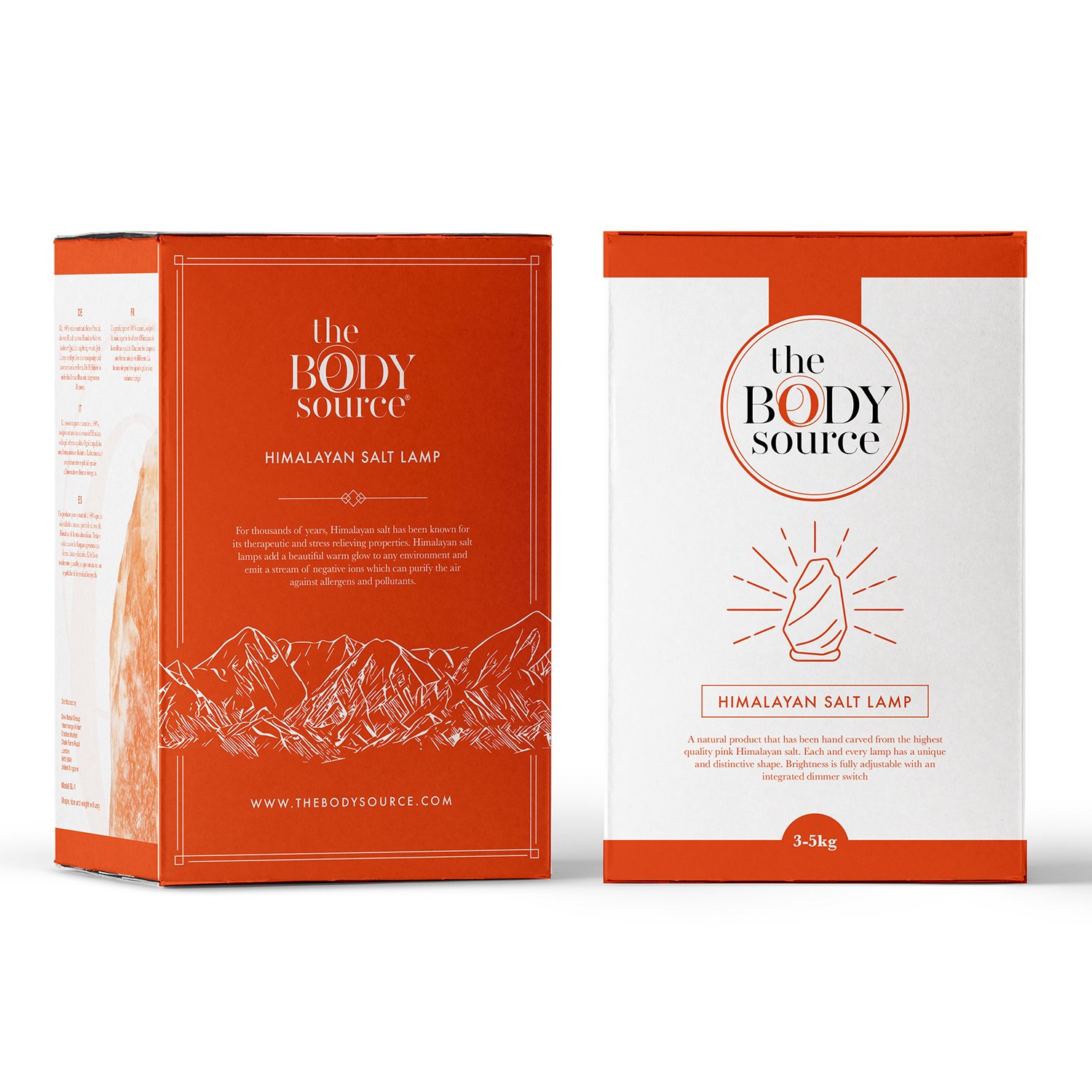 Himalayan Salt Lamp 8-10” (7-11 lb) with Dimmer Switch - All Natural and Handcrafted with Wooden Base and an Extra Bulb