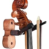 Violin Hanger Wall Mount with Bow Holder Home &amp; Studio Wall Mount Violin Viola Stand