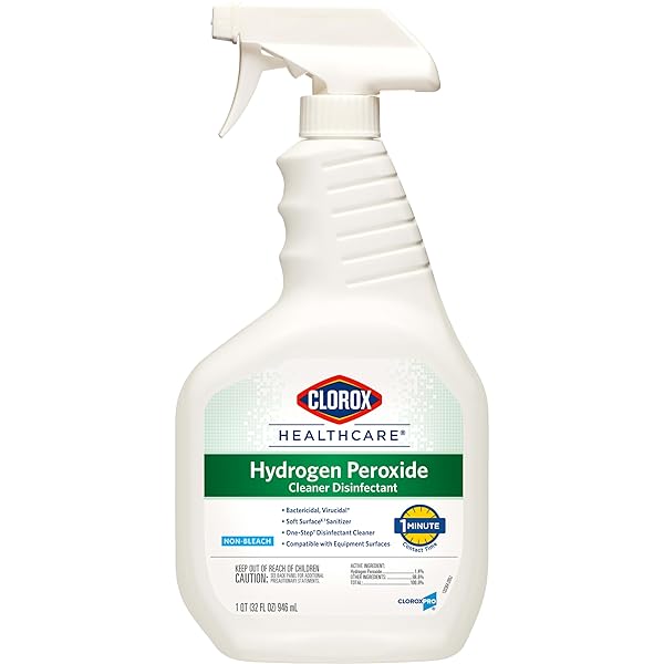 CLOROX HEALTHCARE HYDROGEN PEROXIDE CLEANER SPRAY, 32 FL OZ (PACKAGE MAY VARY)