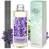 STRN Reed Diffuser Oil Refill, Lavender Oil Refill with Sticks, 6.8 Fl Oz | Long-Lasting Fragrance Diffuser Scented Oil Refills for Living Room, Bathroom, Bedroom, Office, Home D&eacute;cor