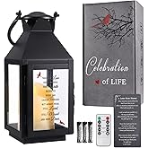 Memorial Lantern, Sympathy Gifts for Loss of Mom/Dad/Loved One, Bereavement Gifts, in Memory of Loved One Gifts, Remembrance Gifts for Loss, Celebration of Life, Memorial Gifts, Funeral Gifts
