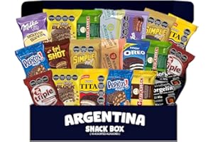 Argentina Alfajores Assortment Gift Box - 18 Pack - Variety of Classic Brands - Imported from Argentina By Pero Bien Argentino