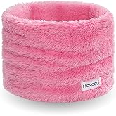 Havccdi Kids Fleece Neck Warmer Gaiter, Winter Velvet Infinity Scarf for Boys Girls Double-Layer Face Ski Mask for the Cold