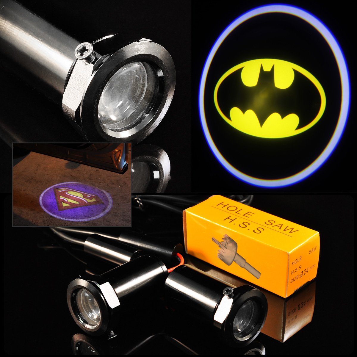 Fantasma sombra proyector láser Logo CREE LED paso puerta ...