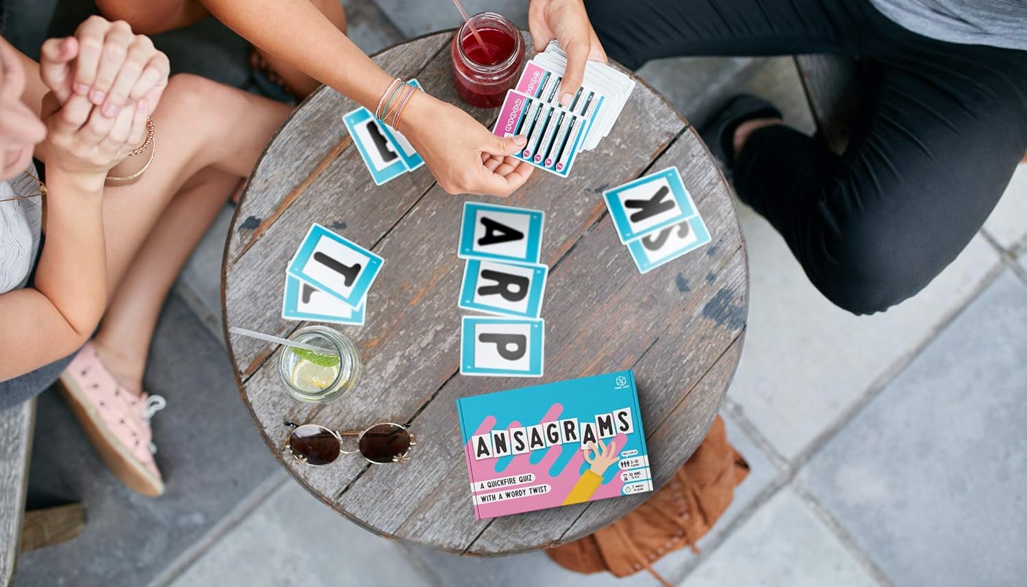 Format Games Ansagrams Trivia Card Game, Mehrfarbig, 3.7 x 4.8 x 1 inches - Image 4
