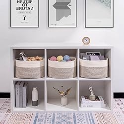 CubesLand Cube Shelf Closet Storage Basket Set of 3