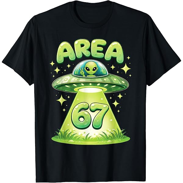 Amazon.com: Funny Area 67 UFO Alien Viral Slang Conspiracy Gen Z