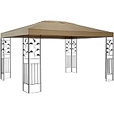 Amazon.de: WASSERDICHTER Pavillon BEIGE Festzelt ROMANTIKA Metall inkl