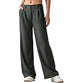Willit Women's Work Pants Wide Leg Dress Pants High Waisted Casual Slacks Business Office Pants with Pockets