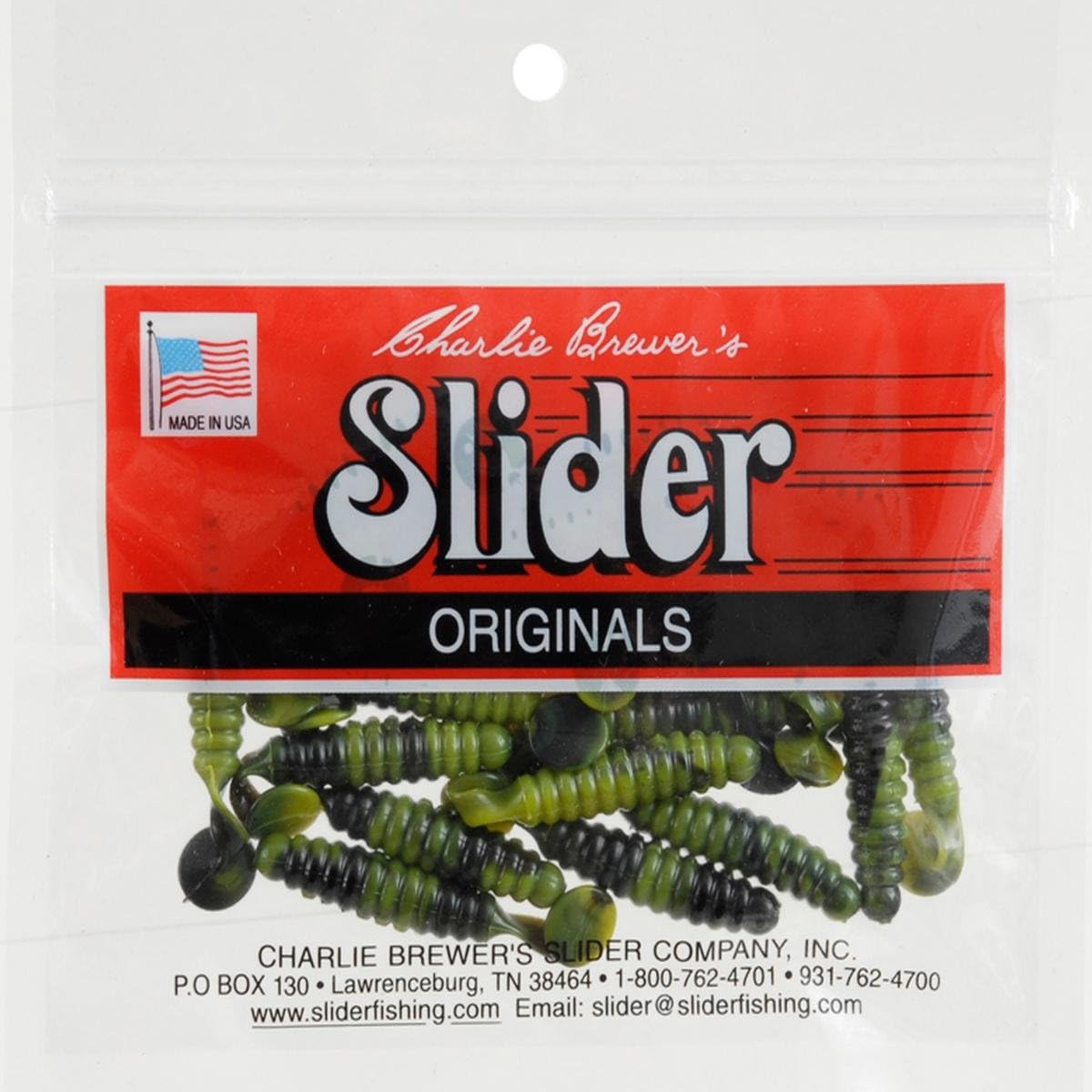 Slider Crappie/Panfish Grub Lure, 11/2Inch, Green/Camo Fishing Soft Plastic