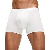 Everhero Men's Sexy Silky Trunks Underwear Boxer Briefs 1 Pack, Breathable Boxer Briefs Comfort Soft Underwear for Men