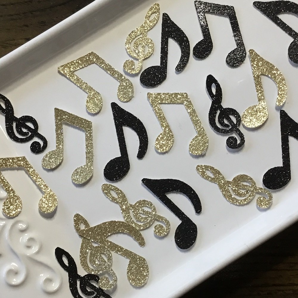 black glitter 2 piece