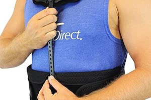 TLSO Thoracic Full Back Brace - PDAC Pain Relief and Straightener for Fractures, Post Op, Herniated Disc, Spinal Trauma, Mild Scoliosis by Brace Align