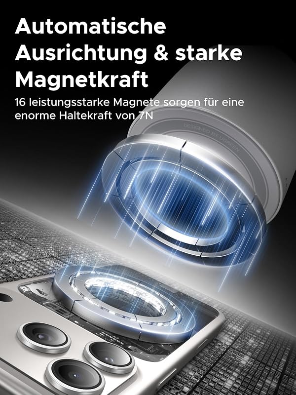 Zapix 2-in-1 Qi2 25W Magnetisches Kabelloses Ladegerät, Zertifiziert