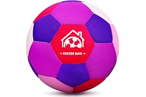 AceVernine Soft Indoor Soccer Balls Size 4 - Kids Soccer Ball for Inside House and Yard - Fun Soccer Gifts for Kids Boys Girls Dribble Juggling Skills Practicing Birthday Easter Christmas