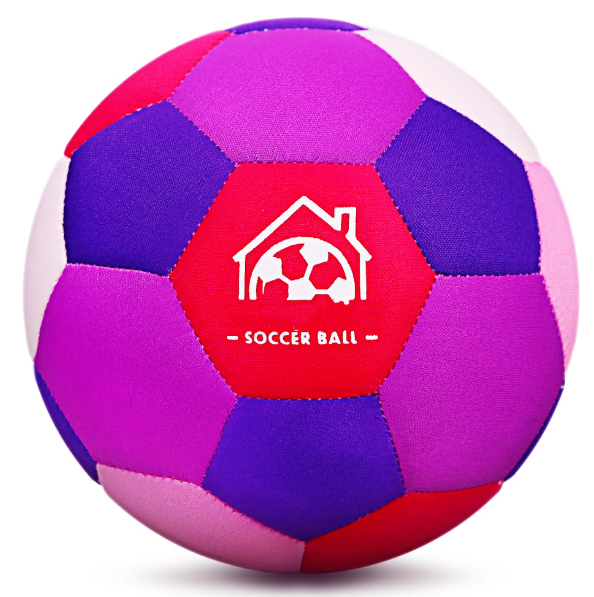 Photo 1 of Soft Indoor Soccer Balls Size 4 - Kids Soccer Ball for Inside House and Yard - Pink Soccer Ball - Fun Soccer Gifts for Girls Dribble Juggling Skills Practicing Birthday Easter Christmas